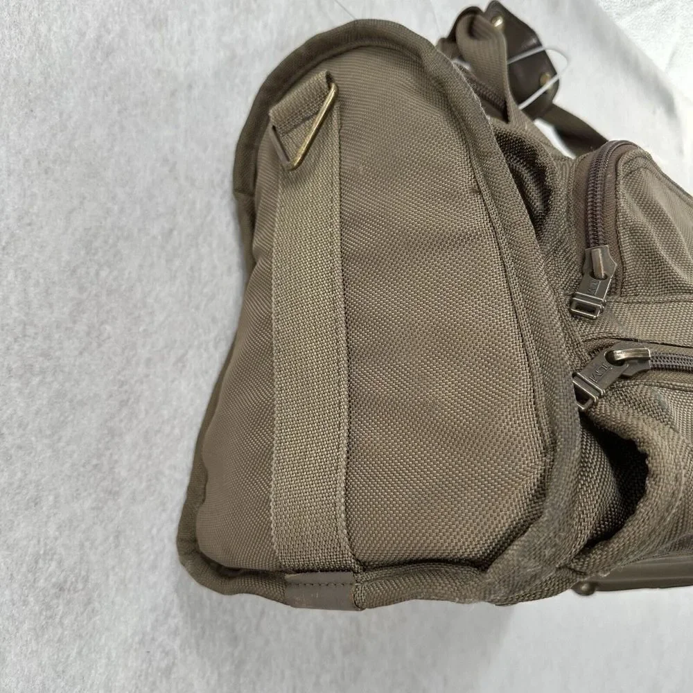 Tumi Ballistic Canvas Small Duffel Bag Weekender - No‎ Shoulder Strap, Monogram